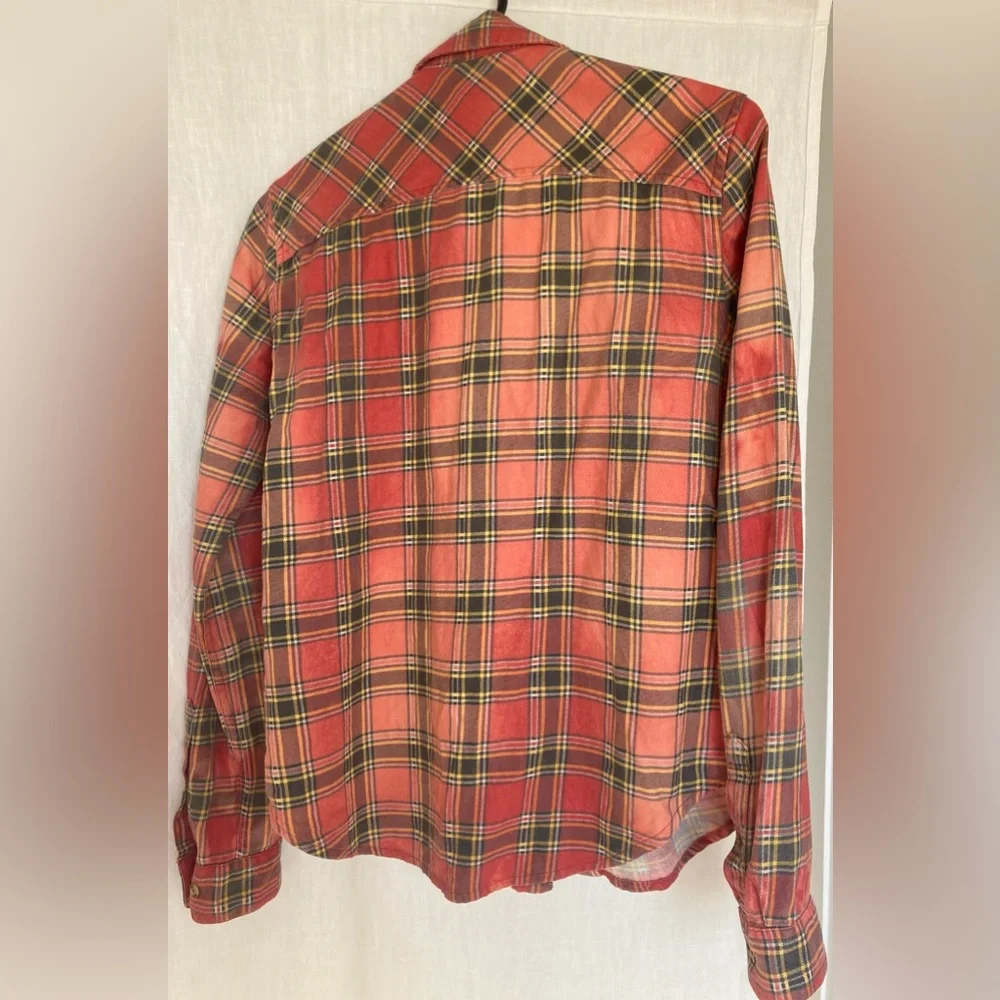 Obey flannel button up shirt XS - Picture 7 of 9
